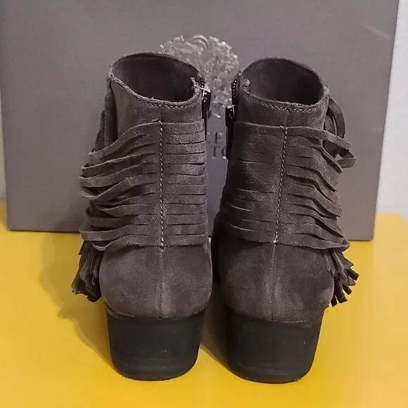 Vince Camuto 'Saree' Grey Suede Boots - Picture 4 of 6